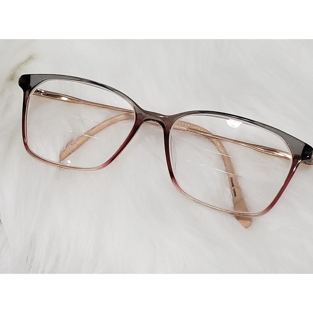 Ted Baker TFW009 Gry Gray Rose Gold Eyeglasses Frames Only Size 55-16-145
